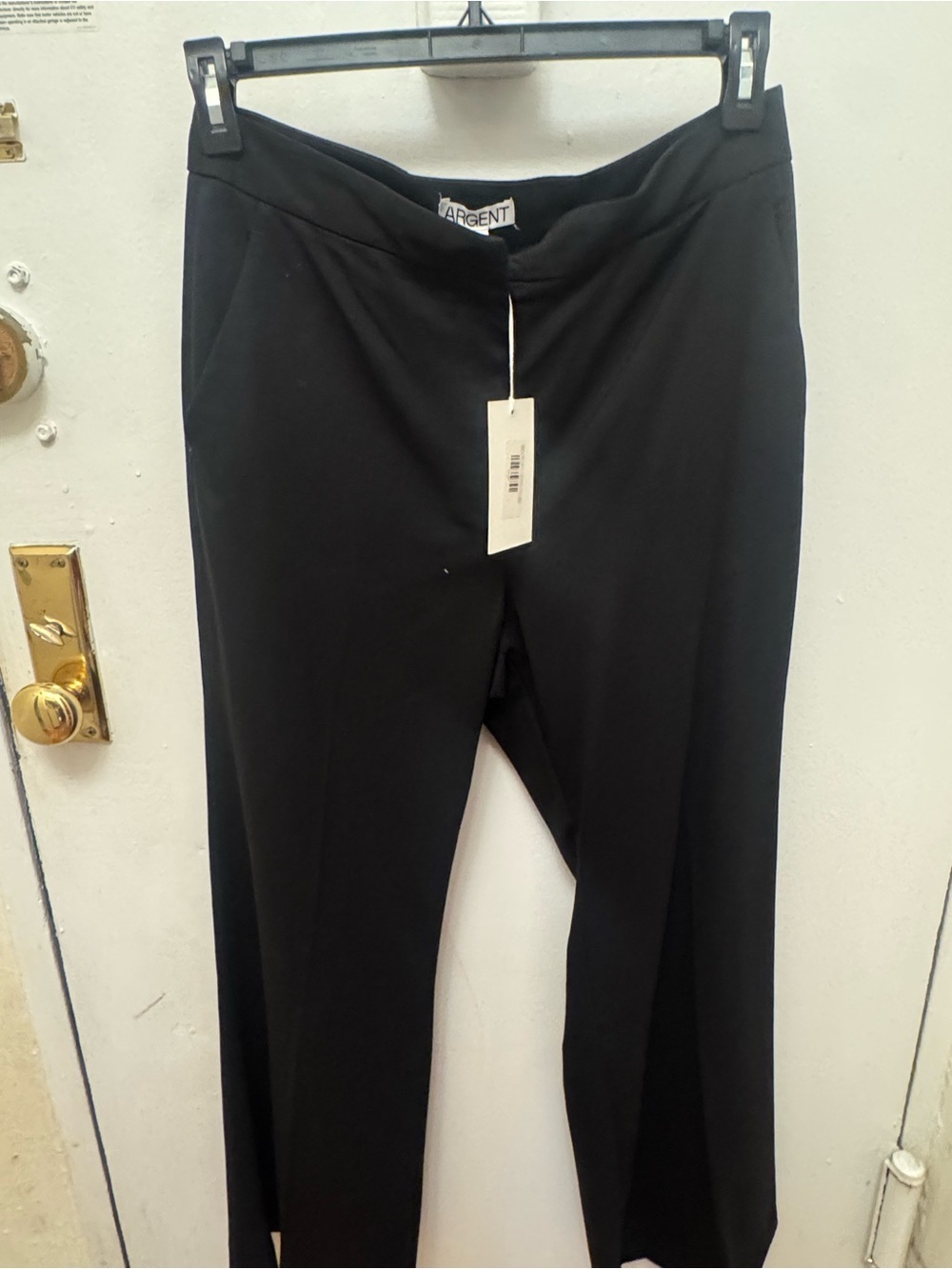 Argent Black Tailored Flare Trouser - Women's Flare Pants - Picture 2 of 6